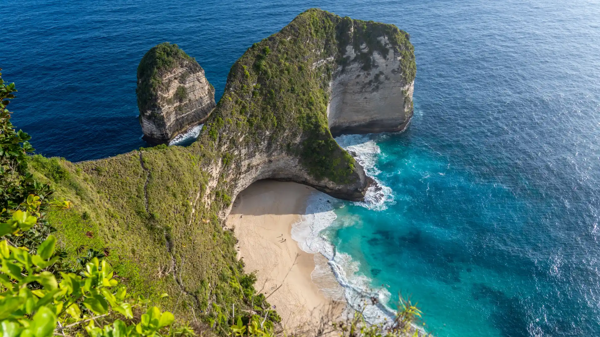 Gaafste bezienswaardigheden op Nusa Penida, Bali, Indonesië