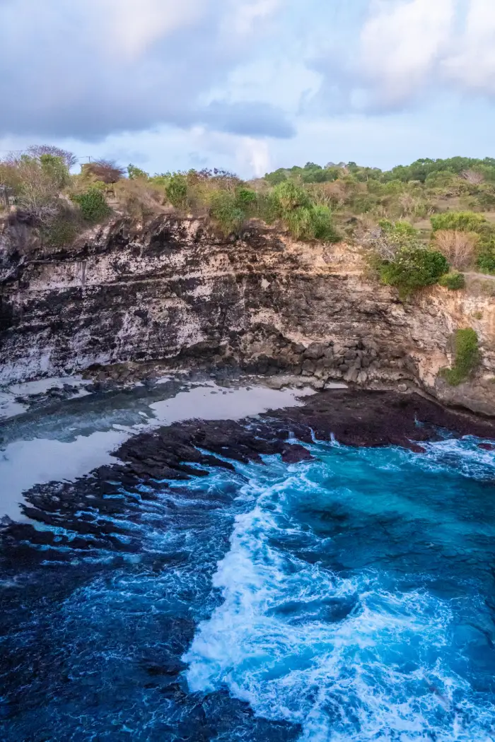 Gaafste bezienswaardigheden op Nusa Penida, Bali, Indonesië