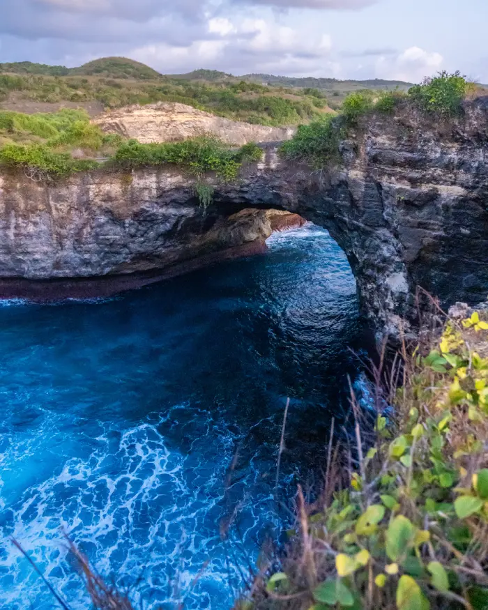 Gaafste bezienswaardigheden op Nusa Penida, Bali, Indonesië