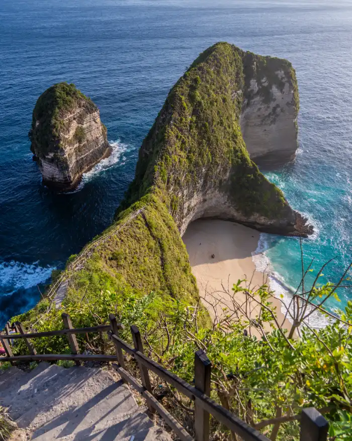 Gaafste bezienswaardigheden op Nusa Penida, Bali, Indonesië