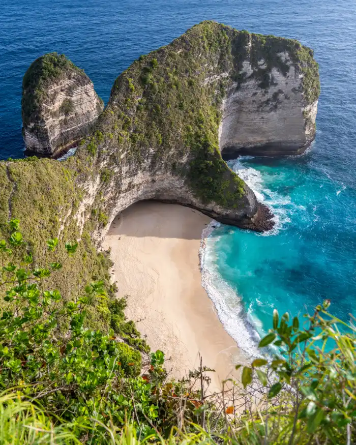 Gaafste bezienswaardigheden op Nusa Penida, Bali, Indonesië