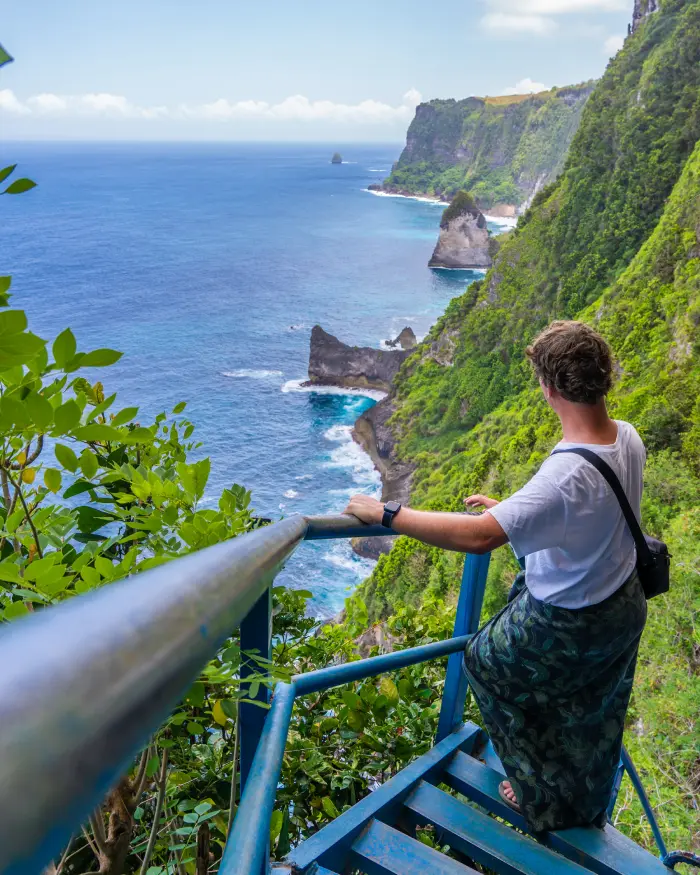 Gaafste bezienswaardigheden op Nusa Penida, Bali, Indonesië