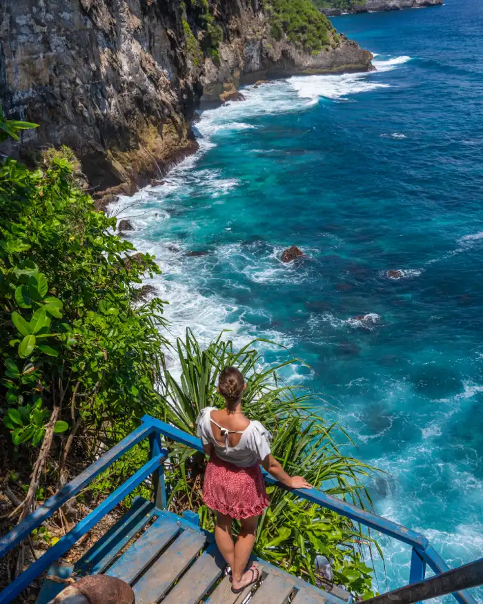 Gaafste bezienswaardigheden op Nusa Penida, Bali, Indonesië