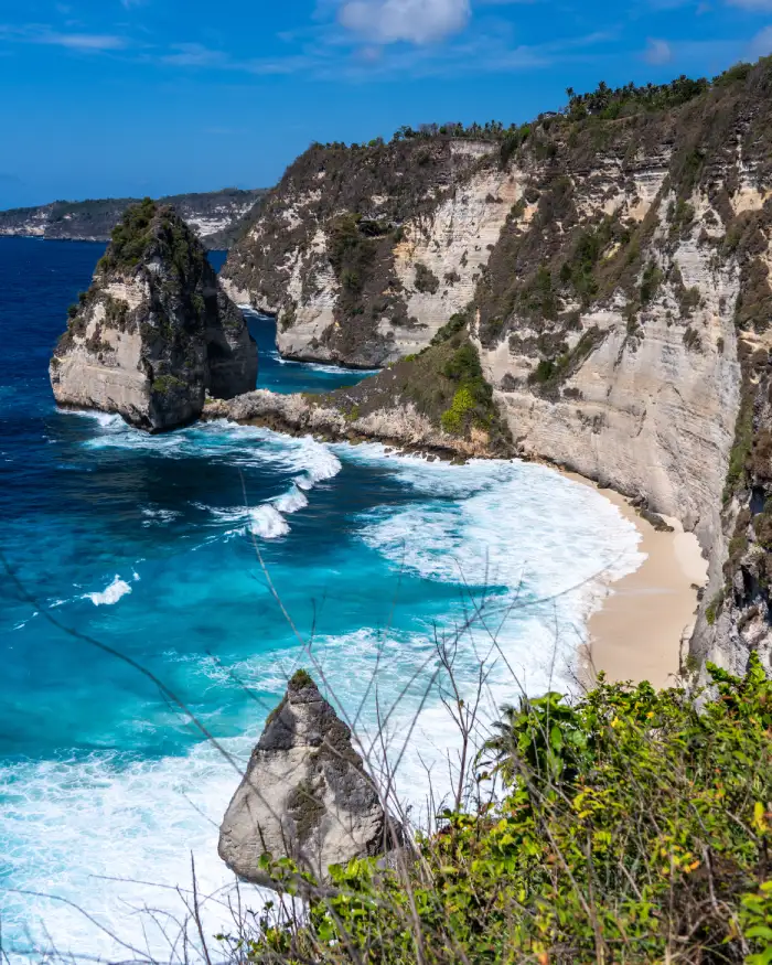 Gaafste bezienswaardigheden op Nusa Penida, Bali, Indonesië