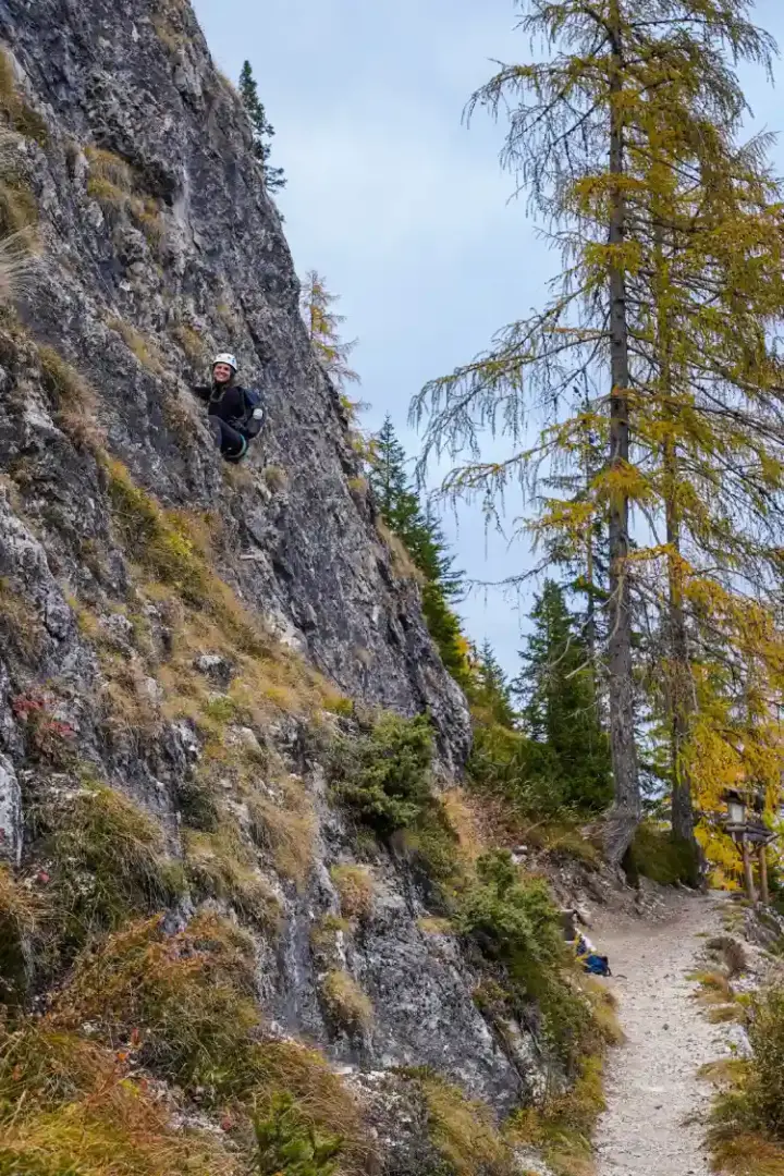 5x duurzame activiteiten in de Dolomieten - Via Ferrata Les Cordes