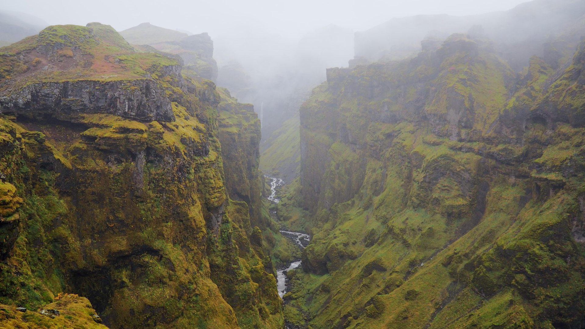 Afbeelding IJsland canyon