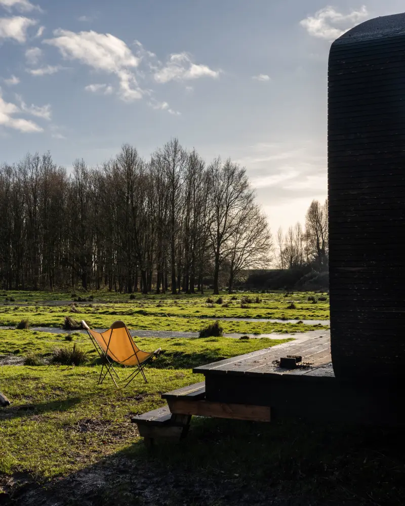 Huttentocht in Nederland - Cabiner