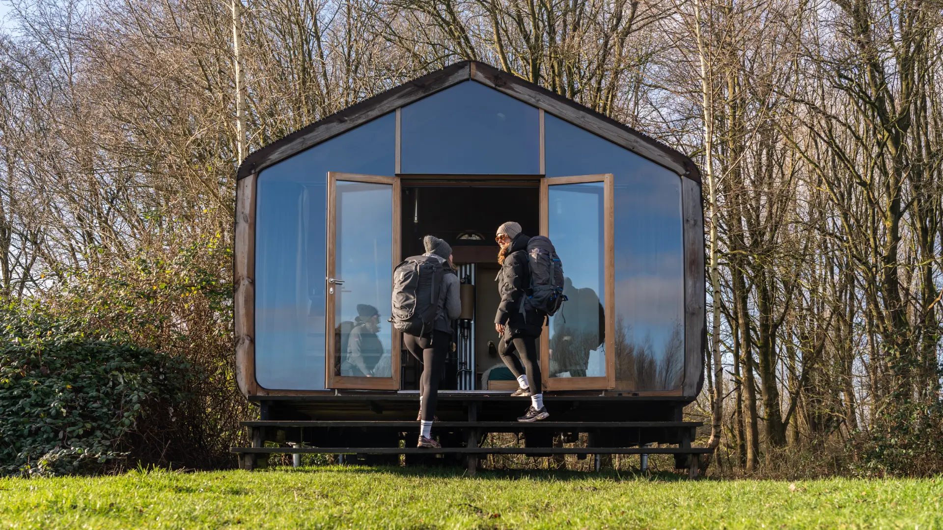 Huttentocht in Nederland - Cabiner